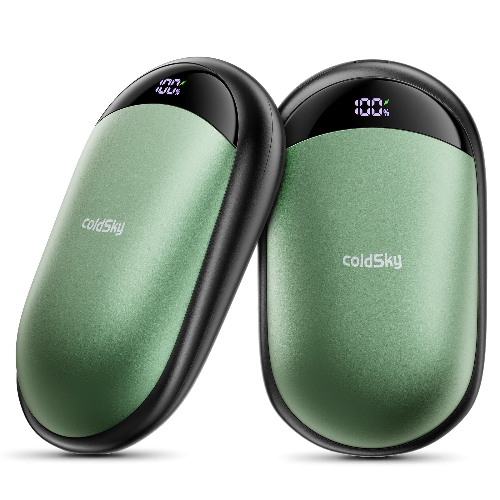 2-In-1 Hand Warmers Rechargeable 2 Pack Magnetic Electric Hand Warmer with Digital Display, Portable Pocket Hand Warmer