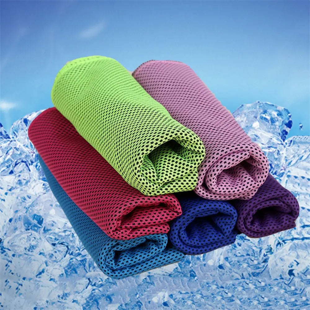 Fitness Swimming Running Summer Enduring Instant Chill Cooling Towel Yoga Rapid Cooling Quick-Dry Ice Face Towel Sport Towel