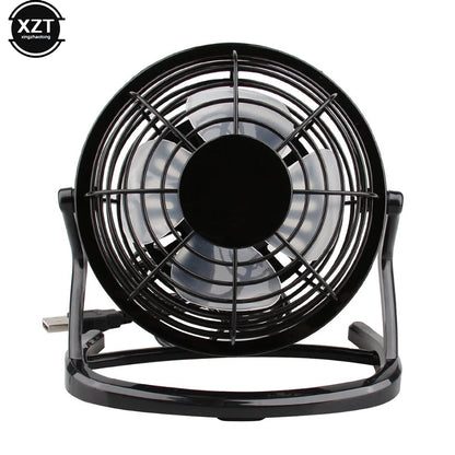 New USB Silent Fan Desk Cooler for Laptop Notebook Desktop PC Ofiice Summer Cooling Fans 4 Blades Rotatable USB Mini Fans Socket