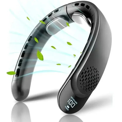 Zai Xiao Neck Fan Cooling Rechargeable Air Conditioning Fans Air Cooler 4000Mah Air Conditioner 3 Speed for Outdoor Sports