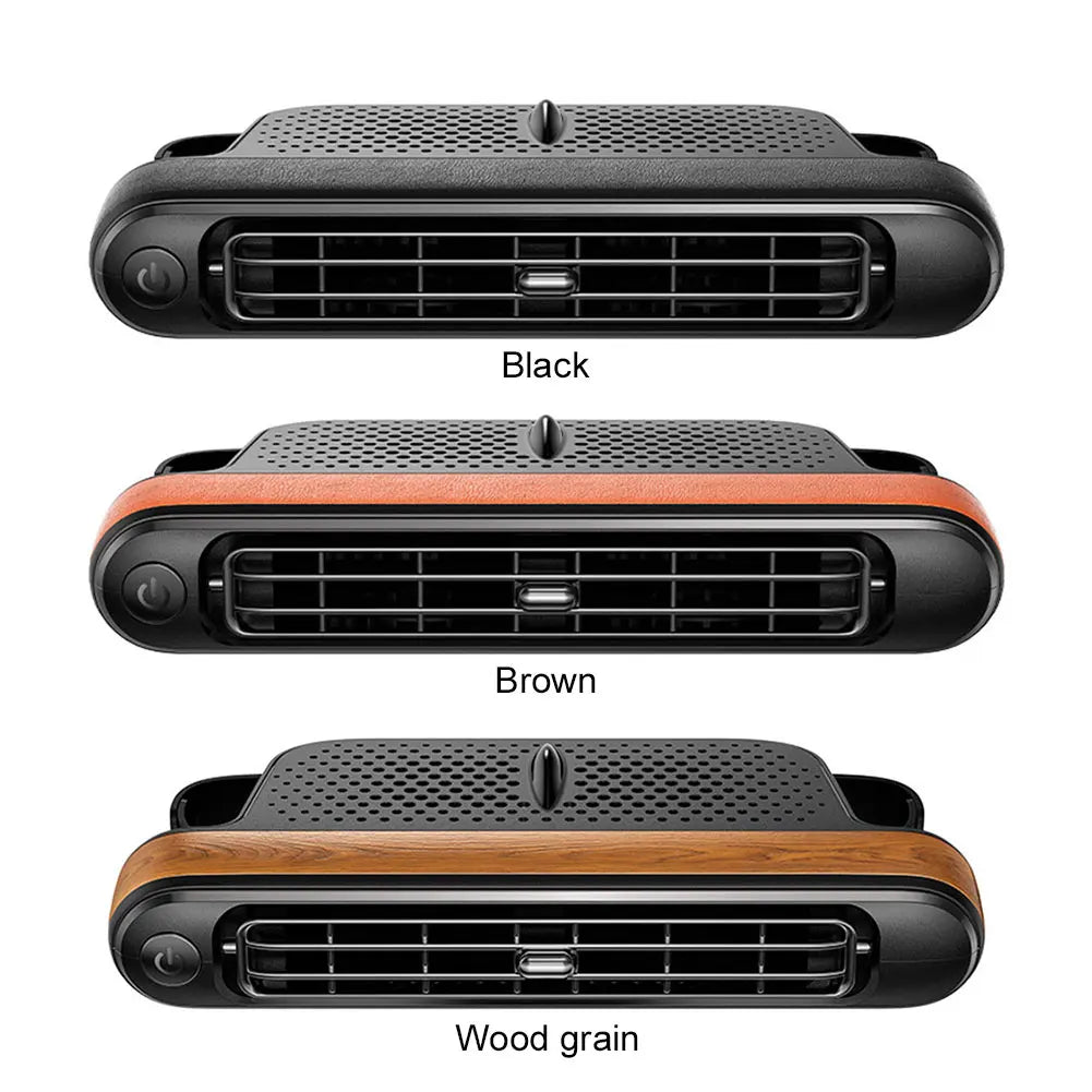 Car Seat Fans Rear Seat Air Circulation Fan Three Adjustable Wind Speeds Vehicle Rear Headrest Fans 5V for Sedan SUV RV Truck