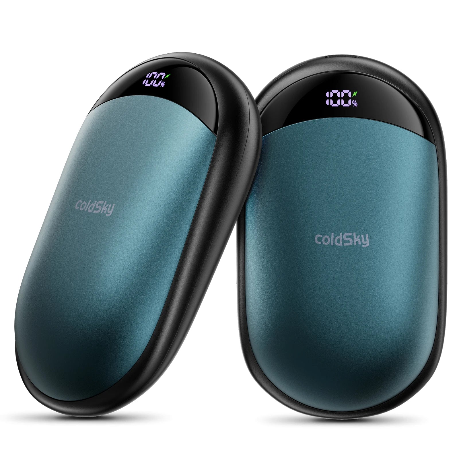 2-In-1 Hand Warmers Rechargeable 2 Pack Magnetic Electric Hand Warmer with Digital Display, Portable Pocket Hand Warmer