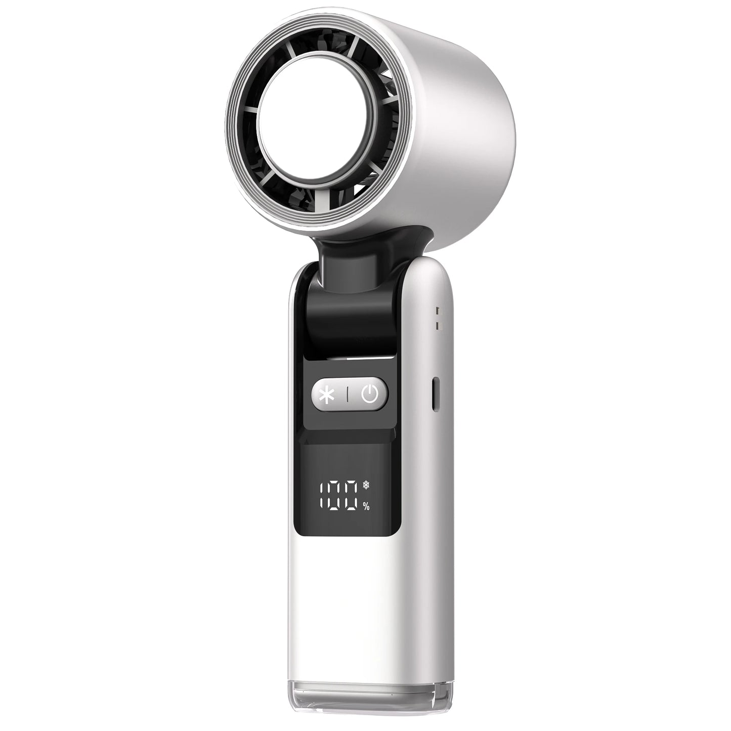 TINSOL 4000Mah Portable Mini Turbo Fan, 199 Wind Speed, Rechargeable, Semiconductor Cooling High-Speed Handheld Fan