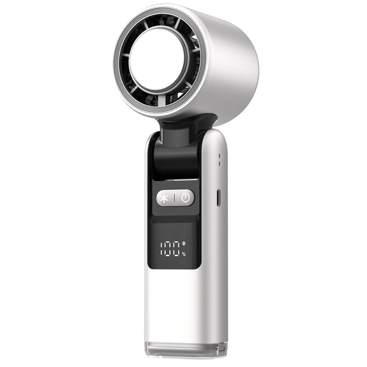 TINSOL 4000Mah Portable Mini Turbo Fan, 199 Wind Speed, Rechargeable, Semiconductor Cooling High-Speed Handheld Fan