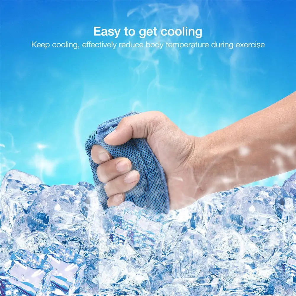 Fitness Swimming Running Summer Enduring Instant Chill Cooling Towel Yoga Rapid Cooling Quick-Dry Ice Face Towel Sport Towel